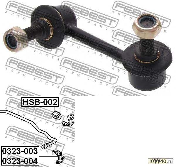 ТЯГА СТАБИЛИЗАТОРА ЗАДНЯЯ ПРАВАЯ HONDA CR-V RD4/RD5/RD6/RD7/RD9 2001-2006