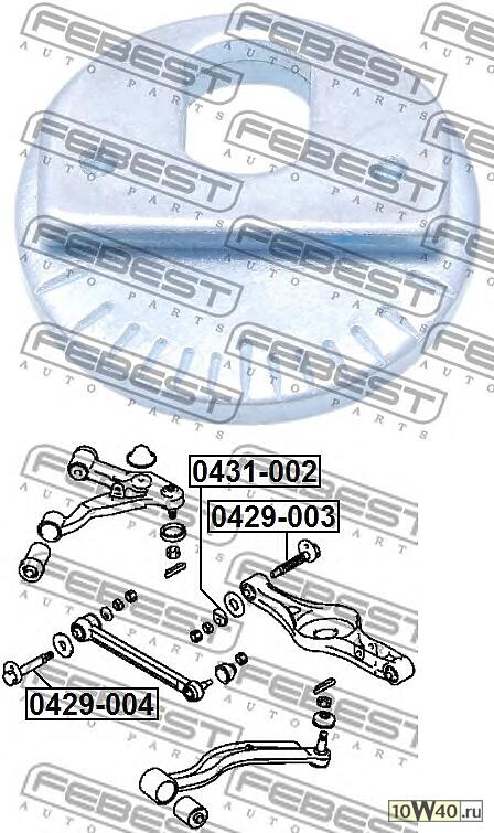 гайка с эксцентриком mitsubishi pajero II v14w-v55w 1991-2004