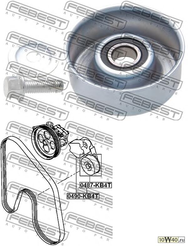 Ролик Натяжной Mitsubishi Pajero/Montero Sport Challenger Kh# 2008-