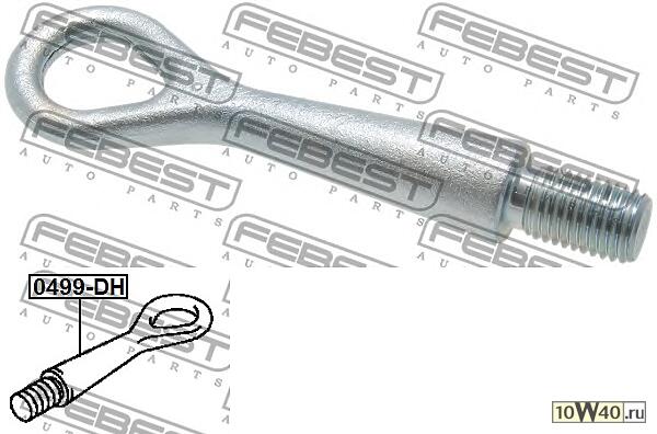 Петля буксировочная MITSUBISHI OUTLANDER/LANCER 07-