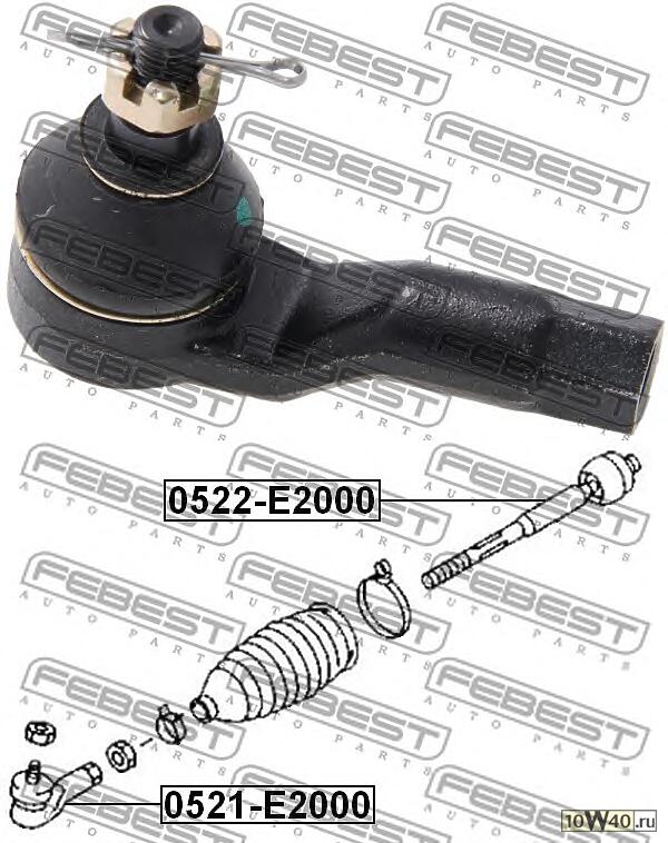 наконечник рулевой\ mazda e2000 / 2200 sd / sr 87>