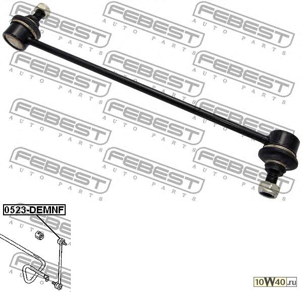 тяга стабилизатора передняя (ford fiesta / fusion (cbk) 2001-2008) febest