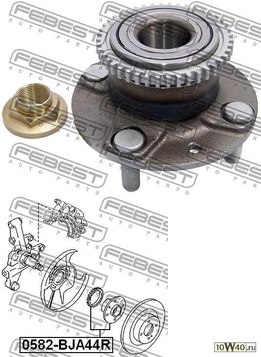 к-кт подш. ступ.зад.\ mazda 323 abs 89> / mx3 1.6i-1.8i 91>