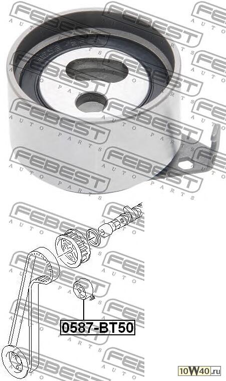 ролик натяжителя ремня грм (mazda bt-50 2006-) febest