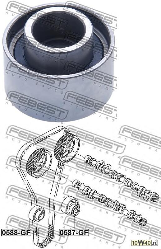 ролик грм mazda 323 bj 1998-2004