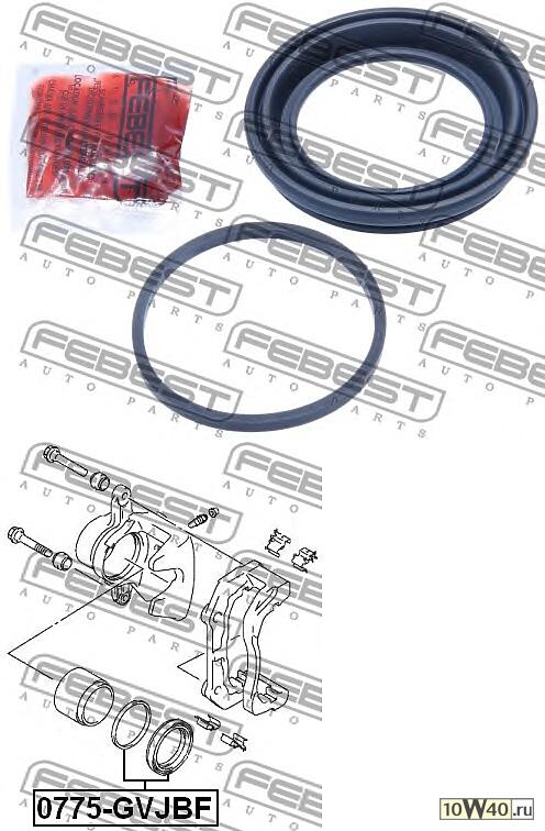ремкомплект суппорта тормозного переднего suzuki grand vitara / escudo jb416 / jb420 / jb627 2006-