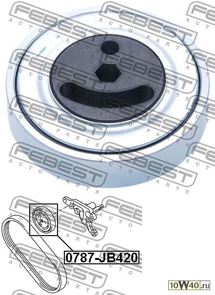 ролик натяжной ремня гур\ suzuki vitara / grand vitara 2.0 / 2.5 24v h20a / h25a 95>