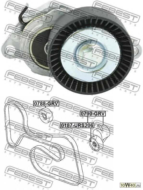 ролик натяжной с механизмом натяжения\ suzuki grand vitara jb416 06-14