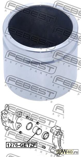 поршень суппорта тормозного переднего ( accent / verna 1999-) febest