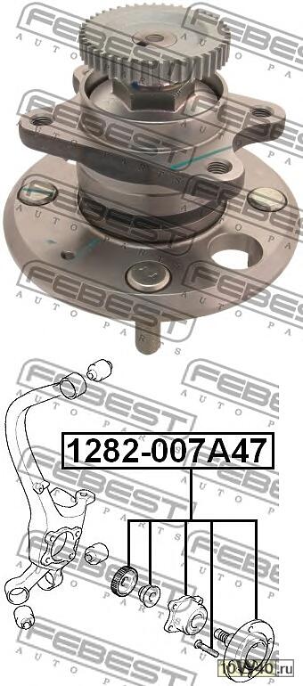 к-кт подшипника ступицы задней\  sonata 1.8-2.7 98> abs