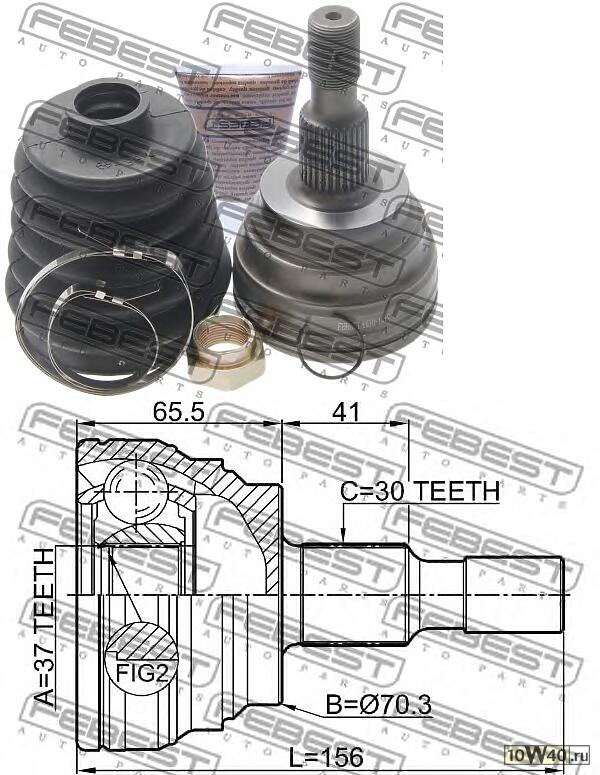шрус наружный 37x70 3x30 mercedes benz ml-class 164 2004-2011