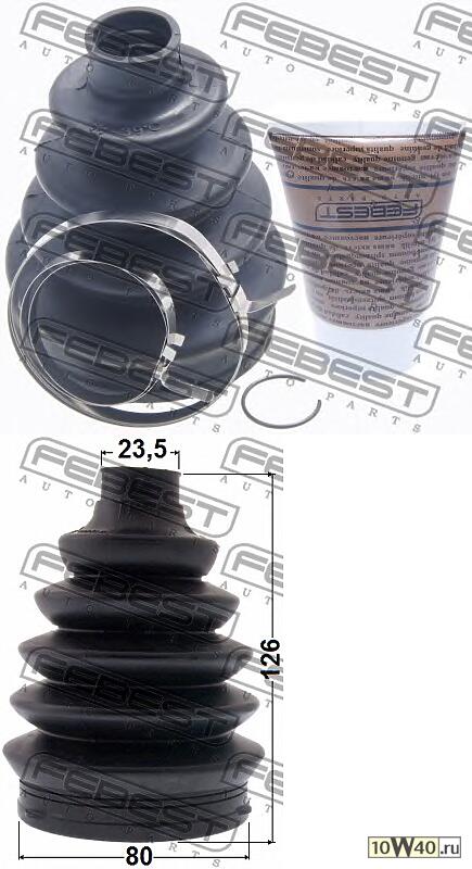 к-кт пыльника шруса наружного акпп\ opel astra j1.4 16v / 1.6 16v 10>