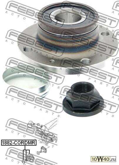 Ступица с подшипником OPEL CORSA D/FIAT 06- зад. DRUM
