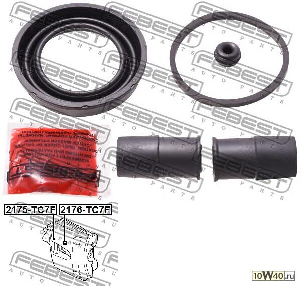 ремкомплект суппорта тормозного переднего ford transit connect (tc7) 2002-2013