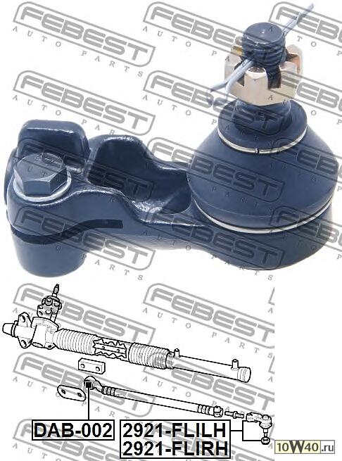 наконечник рулевой правый\ land rover freelander 1.8i / 2.0td 98>