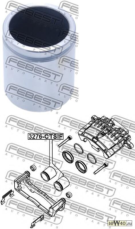 поршень суппорта тормозного переднего cadillac srx 2003-2010