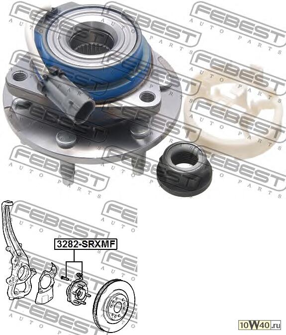Ступица с подшипником CADILLAC CTS II/SRX/STS 04-12 пер.