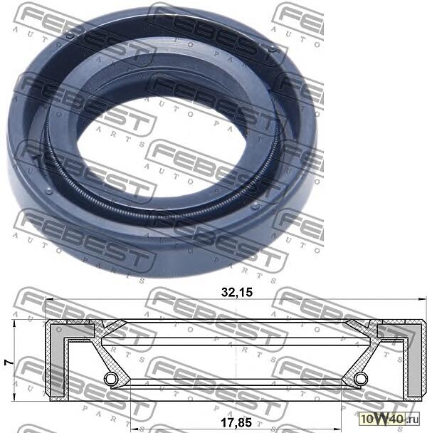 сальник рулевой рейки (20x32x7) toyota land cruiser 100 hdj101 / uzj100 1998-2007