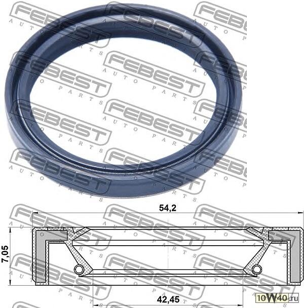 Сальник задн ступицы (44X54X7,1) SUZUKI JIMNY SN413 1998- 95GAY-44540707X