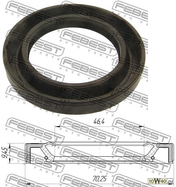Сальник полуоси задн моста внешний MAZDA BT-50 UN 2006-2012  95GAY-48701010X