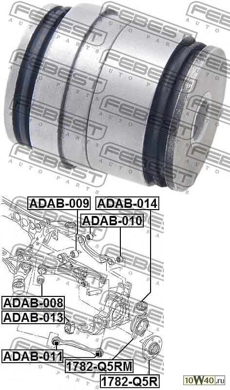 сайлентблок задней цапфы\ audi q5 09>