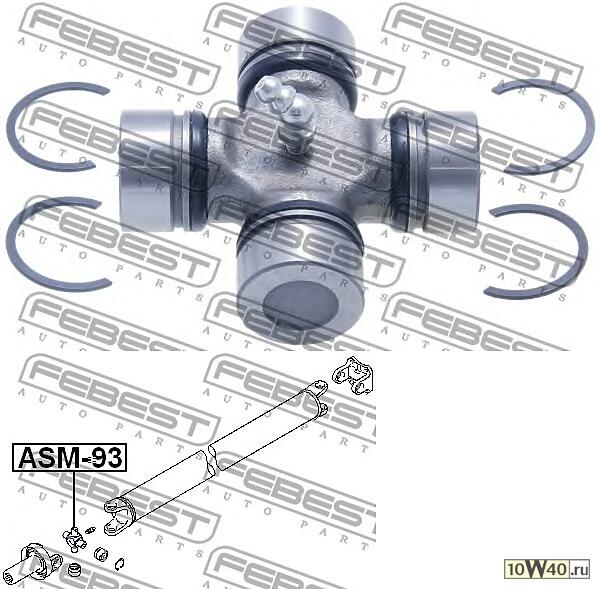 КРЕСТОВИНА КАРДАННОГО ВАЛА 30X58.1 (MITSUBISHI PAJERO/MONTERO SPORT CHALLENGER K94W/K99W 1996-2006)