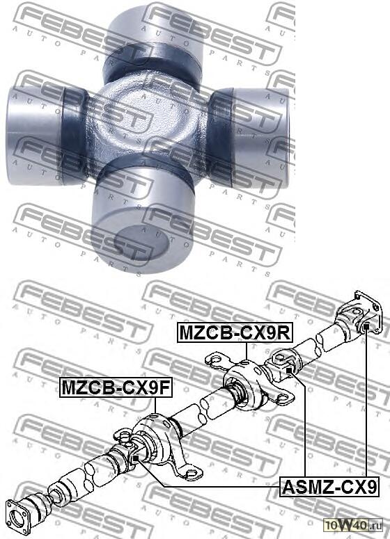 крестовина карданного вала 24x64\ honda pilot, ix35 / tucson, sorento / sportage 02>
