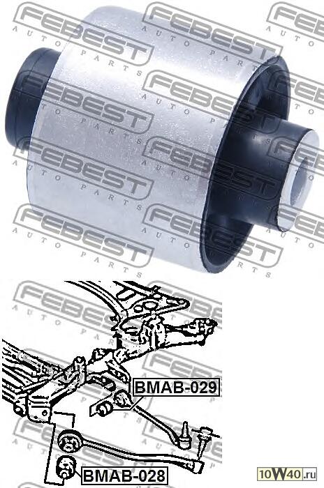 Сайлентблок передн рычага передн подвески BMW X3 F25 09-17, X4 F26 13-18 BMAB-028