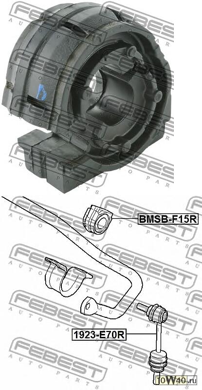Втулка задн стабилизатора BMW X5 E70 2006-2013 BMSB-F15R