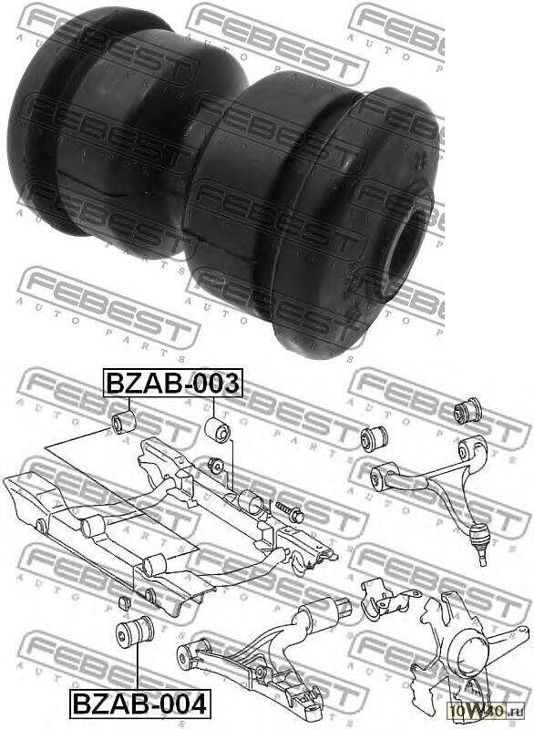 сайлентблок рычага пер.\ mb w163 ml 2.3-5.5 / 2.7cdi-4.0cdi 98-05