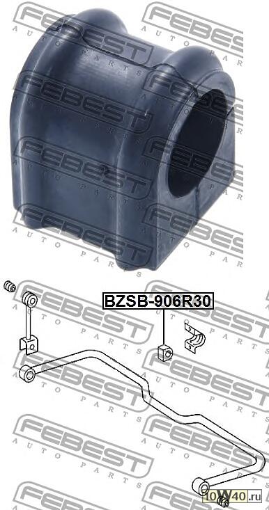 Втулка задн стабилизатора (D30) MERCEDES SPRINTER (906) 2005-2013 BZSB-906R30