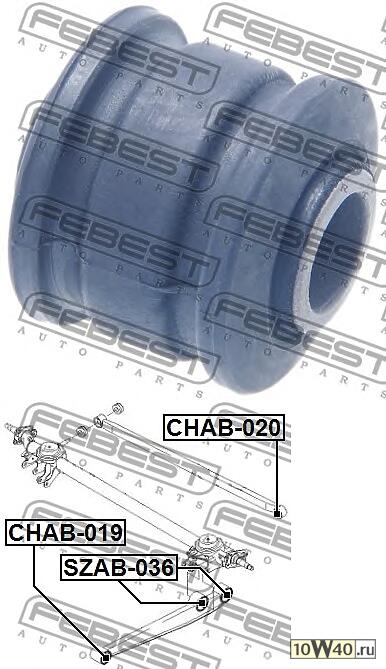 сайленблок задней поперечной тяги chevrolet matiz / spark (m100) 1998-2005