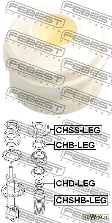 Отбойник Переднего Амортизатора (Chevrolet Leganza (V100) 1998-2002 Opel Astra F 1991-1998)