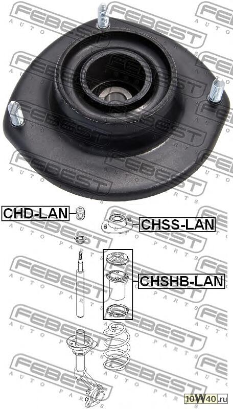ПОДУШКА АМОРТ ПЕР CHV LANOS t100 97-02