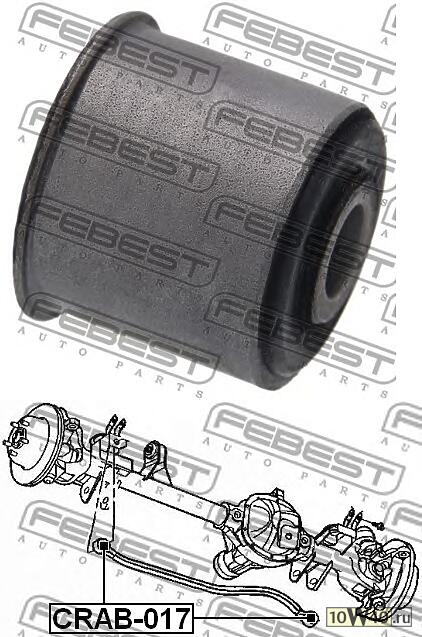 сайленблок передней поперечной тяги (chrysler jeep grand cherokee 1997-2004) febest