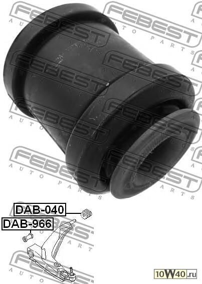 сайленблок передний переднего рычага (daewoo nexia 1500i (g15mf) 1995-2009) febest