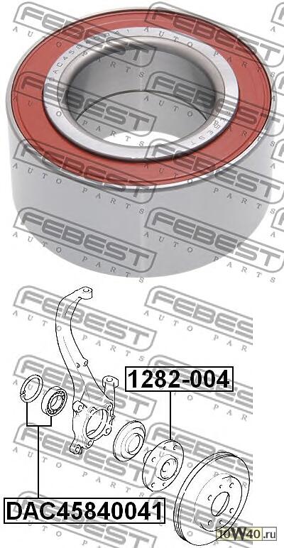 подшипник ступичный передний 45x84x39x41 mitsubishi galant galant hatchback e50 1992.11-1996.10 [eu