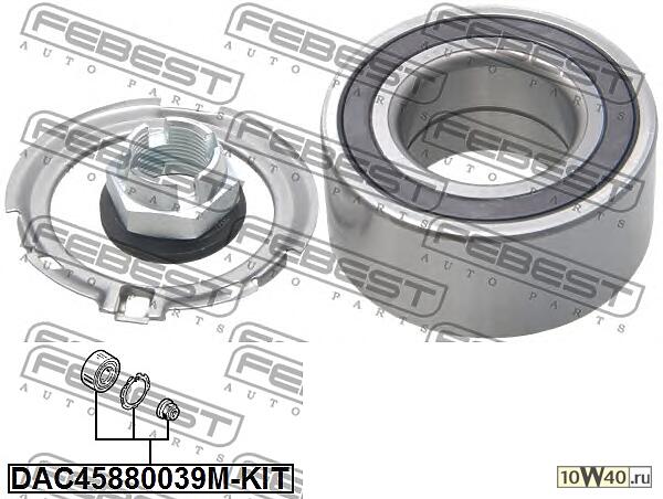 к-кт подшипника ступ. пер.\ renault megane 2.0 / t 04-05 / espace all 02-05