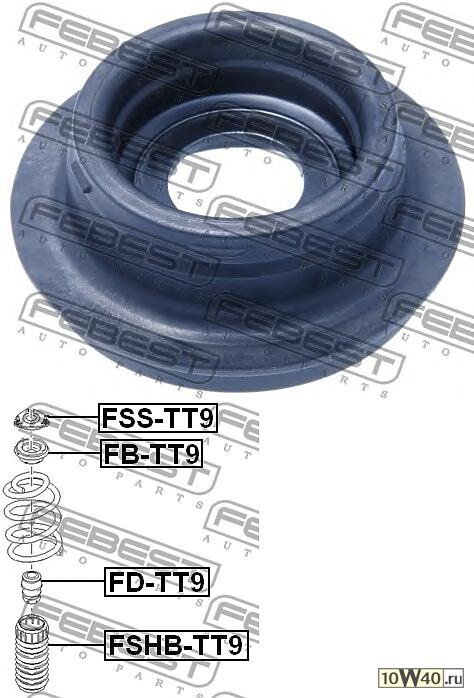 подшипник опоры амортизатора переднего\ ford transit 2.2tdci-3.2tdci 06>