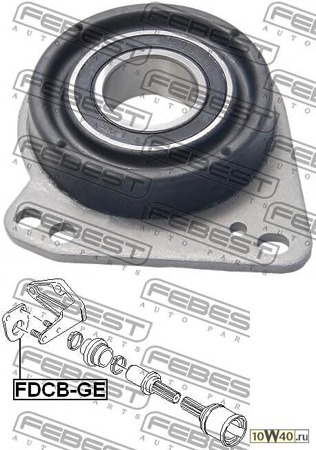 Опора приводного вала FORD FIESTA/MONDEO/GALAXY 95- (c подш.)