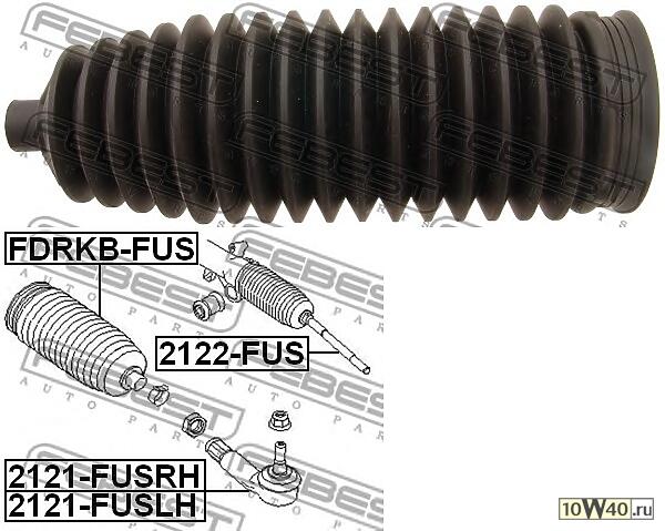Пыльник рейки рулевой FORD FIESTA/FUSION (CBK) 2001-2008