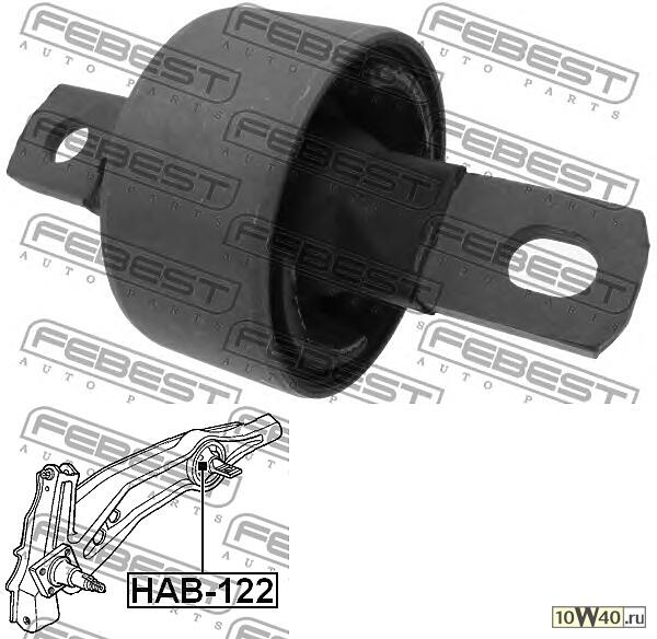 сайленблок заднего рычага (honda civic / civic crx ef / ej7 1987-1998) febest