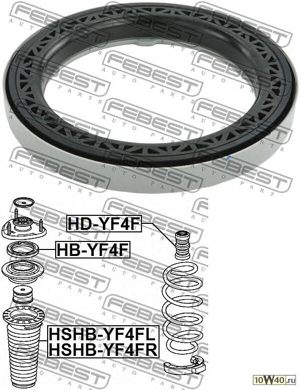 подшипник опоры переднего амортизатора honda pilot yf4 2009-2015 [gn]