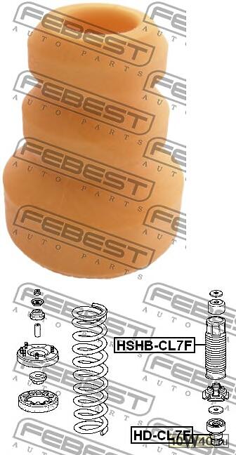 отбойник переднего амортизатора (honda accord cl / cn / cm 2002-2008) febest