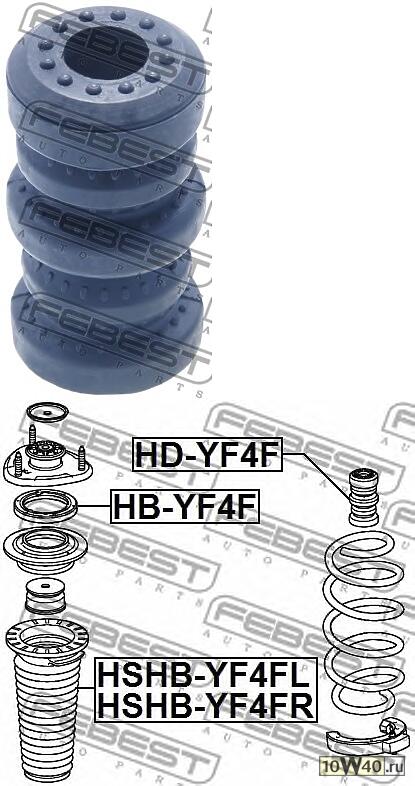 отбойник аморт.перед.\ honda pilot yf4 09-15