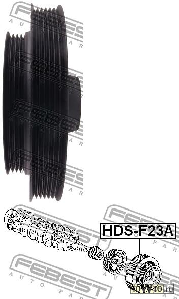 шкив коленвала f23a