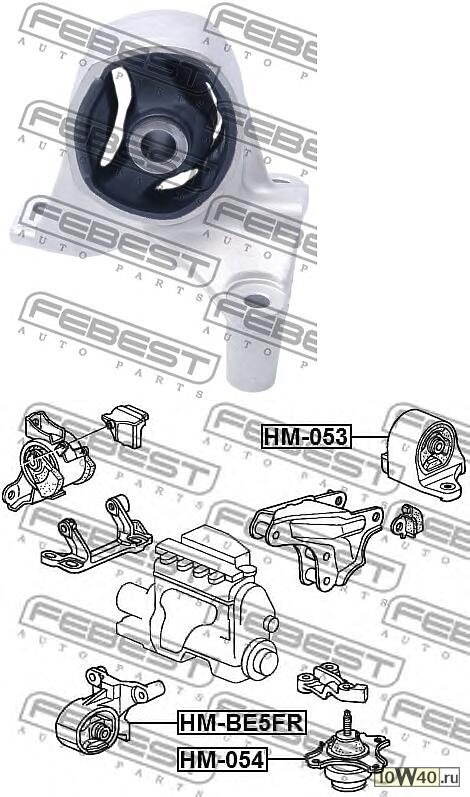 подушка двигателя передняя honda civic eu / ep / es 2001-2006
