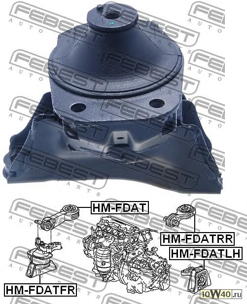 Опора двигателя передняя (гидравл) HONDA CIVIC FD 2006-2012 HM-FDATFR