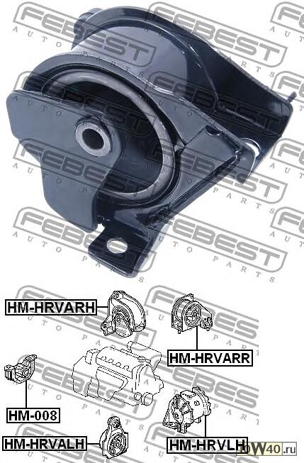 Опора двигателя правая at HONDA HR-V GH1/GH2/GH3/GH4 1998-2005