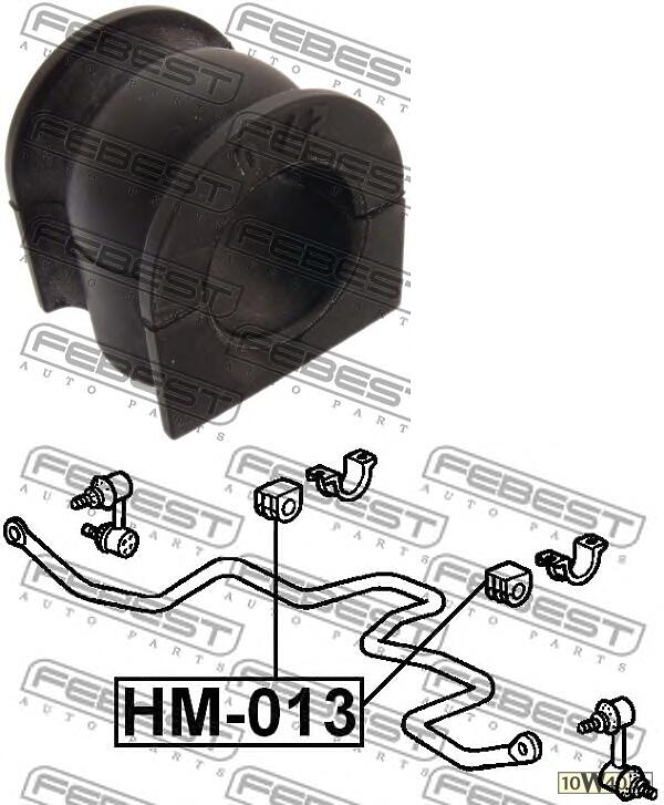 Втулка Переднего Стабилизатора D27 (Honda Capa Ga4/Ga6 1998-2002)